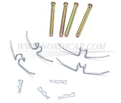 Kit d'assemblage, plaquettes de frein arrière Volvo 1800E/ES 140 160 240 Girling 272641