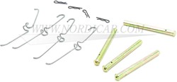 Kit d'assemblage, plaquettes de frein avant  Volvo Ama 1800 140 164 240 260 Girling 272691
