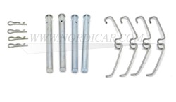 Remblok bev. set Voor Volvo 240 260 Girling 272691