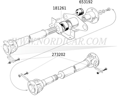 Gummibuchse Volvo 444 445 544 210 Ama B16 653192-2