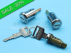 Door lock set complete Volvo 142 144 145 164 72-75 240 -1977 273722