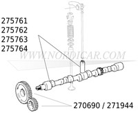 Nockenwelle Typ A inkl. Stößeln Volvo 544 210 Ama 140 240 275761-2