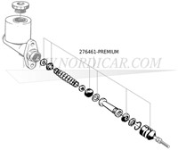 Hoofdremcilinder rev. set Volvo Ama 1800 enkelsysteem 276461