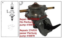 Petrol pump overhaul set - Pierburg pump Volvo Amazon P1800S ('65-'70) 276520-3