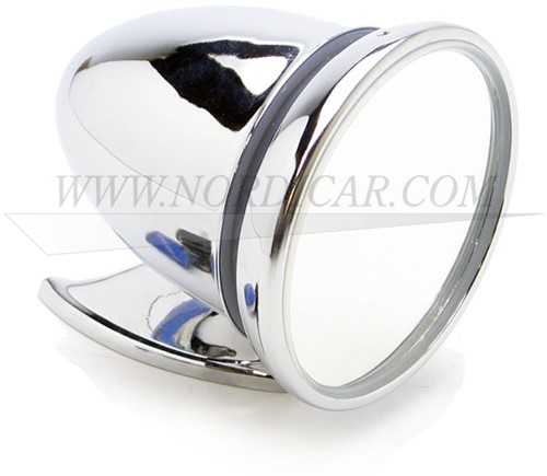 Outside mirror- classic rally- stainless steel Volvo Ama 1800 140 164 276613-2