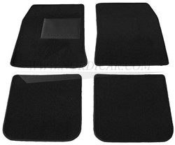 Fußmattensatz 4 Teile schwarz Gummi  Volvo Amazon 277216