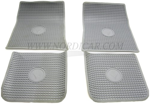 Floor accessory mats Rubber Gray Volvo Amazon 277215