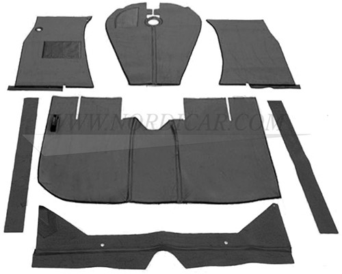 Jeu de tapis de sol Qualité supérieure Gris Volvo Amazon 277221