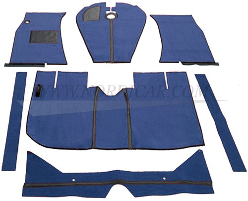 Jeu de tapis de sol Qualité supérieure Bleu  Volvo Amazon 277222