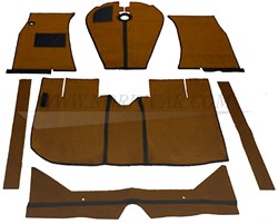 Carpet set needle felt Premium quality Brown Volvo Amazon 277223