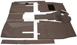 Carpet set needle felt Premium quality Gray Volvo Amazon 1957-1961 B16 277230