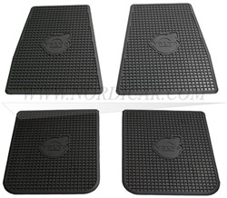 Floor accessory mats Rubber Gray Volvo 444 445 544 210 279632