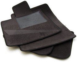 Jeu de tapis de sol Avant et Arrière -option logo Volvo 1800 en gris Volvo 1800S 281030