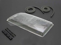 Koplampglas Links Volvo S40 V40 -1998 enkele reflector 30623716