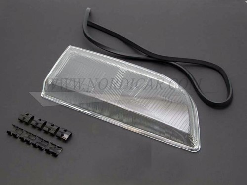 Headlamp glass- Right Volvo S/V40 -98 enkele reflector 30623718