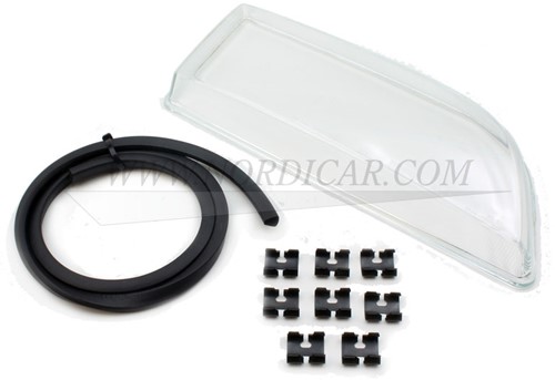 Scheinwerferglas- rechts- klar Volvo S/V40 99-04 30623726