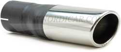 Exhaust tailpipe- chrome- oval Volvo 855 V70 turbo 30681853