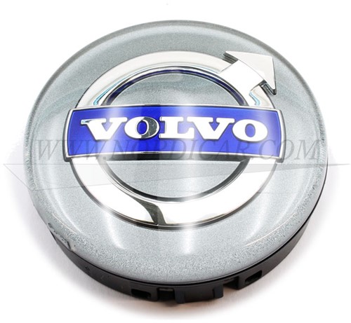 Naafdop: blauw logo Volvo ?61 5mm 30748052