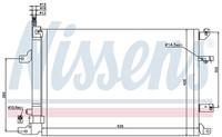 Air conditioning condenser- Nissens Volvo S60 S80 V70 XC70 05- 31267200-2