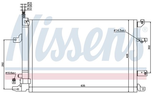 Airco condensor: Nissens Volvo S60 S80 V70 XC70 05- 31267200-2
