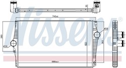 Intercooler: Nissens Volvo XC90 2003-2014 D5 D5244Tx 31274553