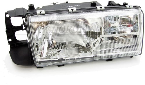 Headlamp- Right- with high-beam headlamp Volvo 760 89-90 940 91- 960 91-94 3518253
