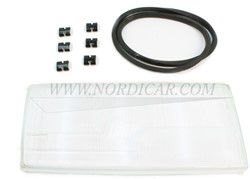 Verre de phare avant droit avec longue portée Volvo 740 '90 760 89-90 940 91- 960 91-94 3518587