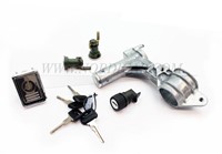 Jeu de serrures, verrouillage (barillets) complet (5 pièces) Volvo 240 260 1978-1993 sedan 3540633