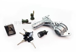 Door lock set complete (5 pieces) Volvo 240 260 1978-1993 sedan 3540633