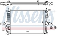 Radiateur de refroidissement- Nissens Volvo S60 (-'09) V70 ('00-'08) S80 (-'06) 36002407-3