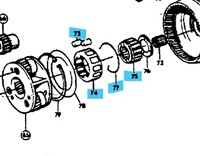 Freilaufkupplung D-Typ Overdrive Volvo Amazon P1800S 142 144 145 380259-3