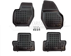 Floor accessory mats Rubber: Black  Volvo S60 11- V60 11- XC60 09-17 39822905