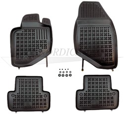 Jeu de tapis de sol caoutchouc: Noir Volvo S60 01-09 V70 00-08 XC70 01-07 39891787
