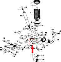 Rear axle Bolt 9/16 UNC Volvo Amazon 140 164 P1800 1800ES Volvo Volvo Amazon 140 164 P1800 1800ES 941858-2