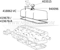 Joint de cache culbuteur caoutchouc Volvo 544 210 Ama 1800 140 240 B18 20 419678-2