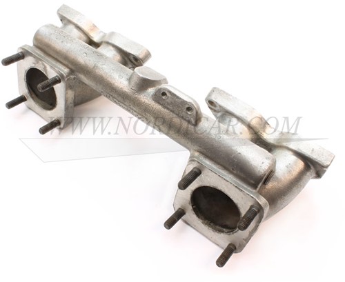 Intake manifold dual carburators -used part Volvo PV P210 Amazon 1800 140 B18/20 418437-2