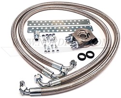 Montagesatz Ölkühler, 80 graden Thermostat, rostfrei Volvo 544 210 Amazon P1800 140 164, B18 B20 B30 418490