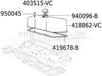 Klepdeksel pakking rubber Volvo 544 210 Ama 1800 140 240 B18 20 419678-3