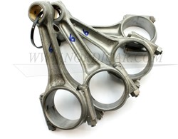 Drijfstang set gereviseerd: 22mm piston: 4 stuks Volvo B18 B20 B20 2100cc 6 gaats krukas -73 419537