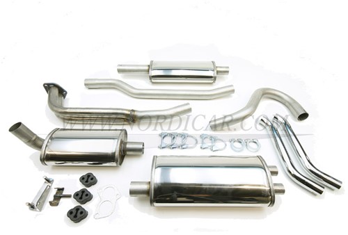 Kit échappement en acier inoxydable SIMONS Volvo 1800E/ES 460867