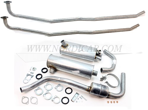 Uitlaat set STD compleet Volvo 164 B30E 70-73 461348