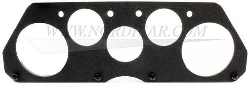 Armaturenbrett Classic Rally Volvo Amazon 536005 2x 85mm en 3x 52mm met 4 controle lampuittsparingen 