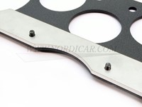 Dashboard panel Classic Rally Volvo Amazon 536005 2x 85mm en 3x 52mm met 4 controle lampuittsparingen -3