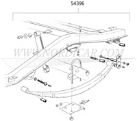 Ressort à lame – kit fixation Volvo 445 210 54396-2