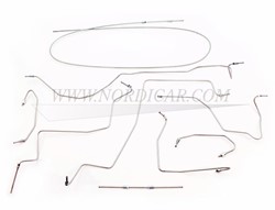 Brake line set pre-bent Volvo Amazon ('66) 553105
