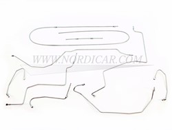 Brake line set pre-bent Volvo Amazon ('67-'68) 553108