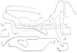 Remleiding set voorgebogen Volvo 142 144 145 ('71-'73) 553111