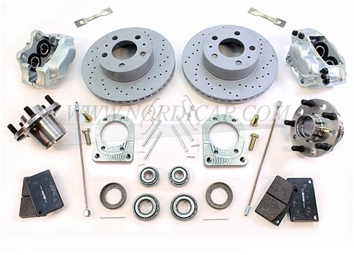 Brake disc Conversion kit vented  Volvo Amazon P1800S ('61-'68) 5x108 571003