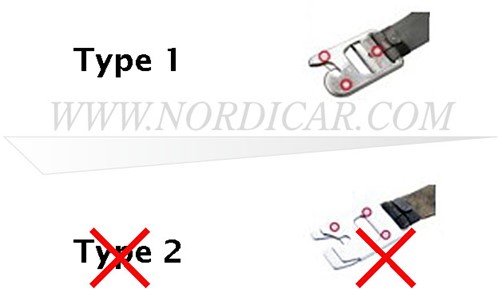 Feder, Taster Gurtschloss -Reparaturteil Volvo 544 210 Ama P1800S 599001-2