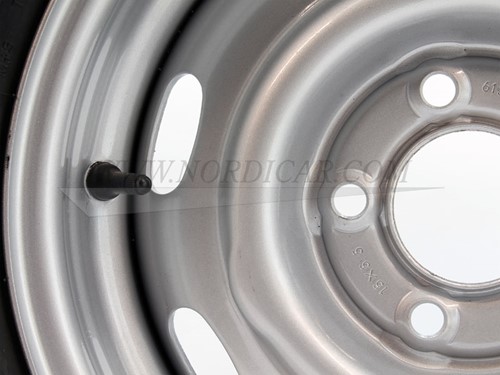 GT Jeu de roues White Wall 195/65-15 24mm Volvo 544 210 Amazon P1800S WW1956515-SET-2